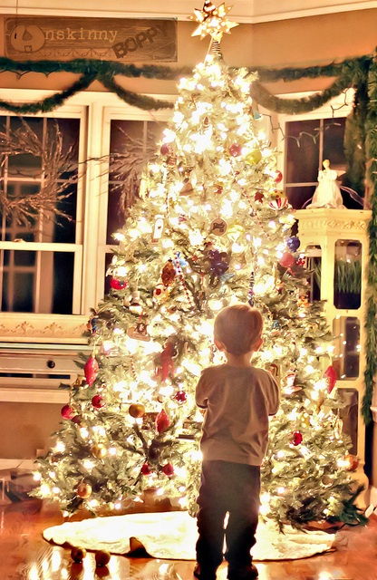 Những c&#225;ch trang tr&#237; c&#226;y th&#244;ng Noel si&#234;u lung linh
