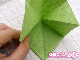 Gấp c&#226;y th&#244;ng Noel phong c&#225;ch Origami dễ l&#224;m m&#224; đẹp