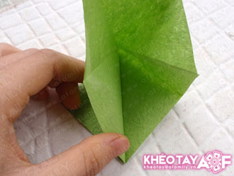 Gấp c&#226;y th&#244;ng Noel phong c&#225;ch Origami dễ l&#224;m m&#224; đẹp