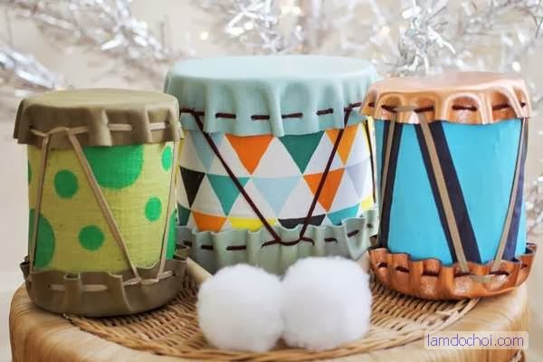 C&#225;ch l&#224;m trống đồ chơi từ lon thiếc cho b&#233; y&#234;u