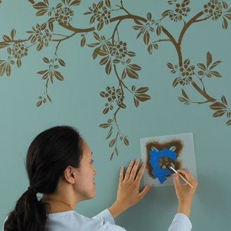 Tự vẽ tranh tường với 4 bước đơn giản trang tr&#237; nh&#224;