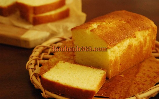 2 cách làm Butter cake không dùng bột nở