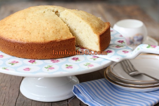 2 cách làm Butter cake không dùng bột nở