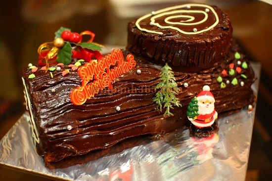 Cách làm bánh Bûche de Noël &#8211; bánh khúc cây ngộ nghĩnh