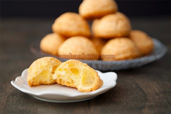 Cách làm Gougères phô mai siêu dễ