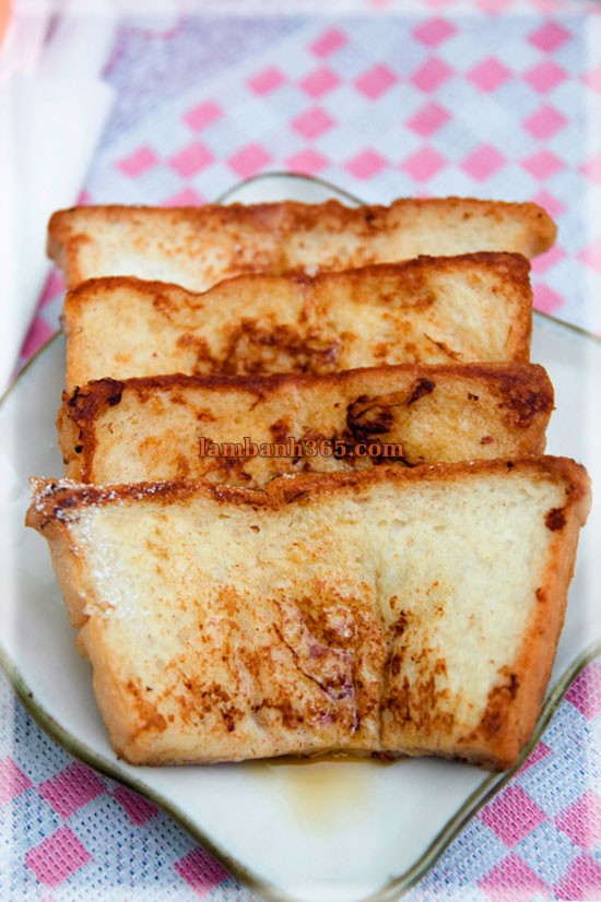 Cách làm bánh Toast kiểu Pháp bằng chảo chống dính