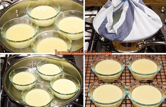 Cách làm bánh pudding phong cách Nhật Bản