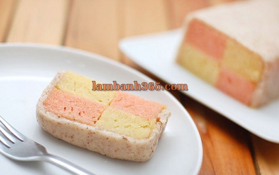 Cách làm bánh Battenburg kiểu Anh