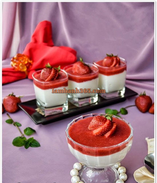 Cách làm Mousse sô cô la dâu tây đón hạ về