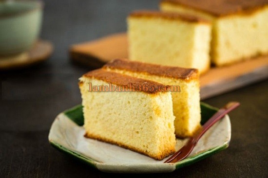 Cách làm bánh gato mật ong Castella