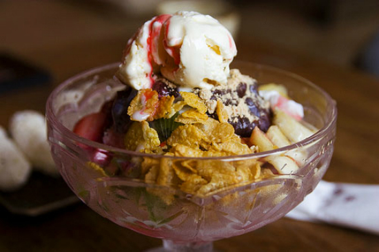 Cách làm patbingsu trái cây mát lạnh