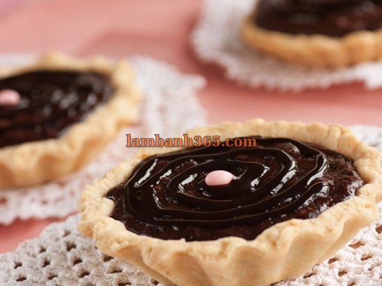 Cách làm bánh tart sô cô la ngon đậm đà