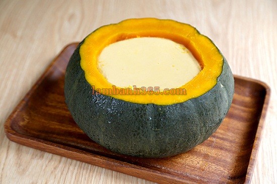 Cách làm bánh flan bí đỏ cho cơ thể khỏe mạnh