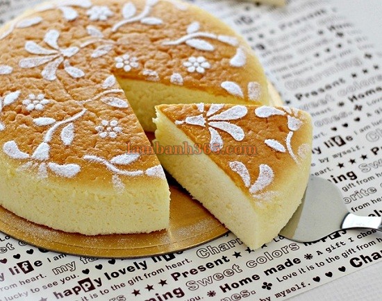 Cách làm bánh Japanese cheesecake mềm mịn