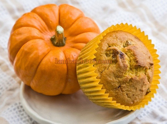 Cách làm bánh muffin bí đỏ