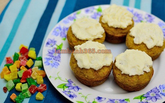 Cách làm bánh muffin cà rốt ngon tuyệt