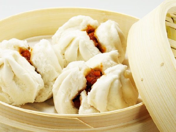 bánh bao xá xíu hấp dẫn