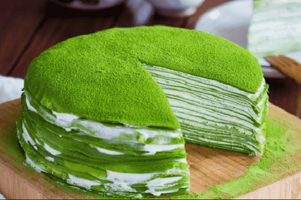 bánh crepe ngàn lớp trà xanh