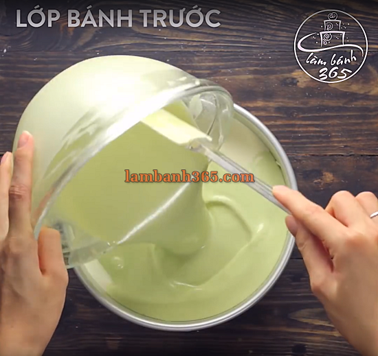 Cách làm bánh Matcha Delight