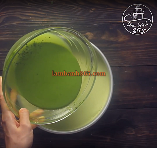 Cách làm bánh Matcha Delight