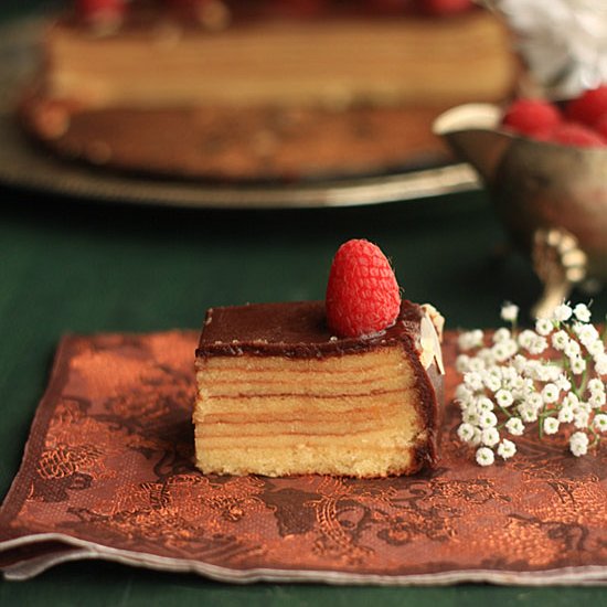 Biến tấu với bánh Baumkuchen chocolate