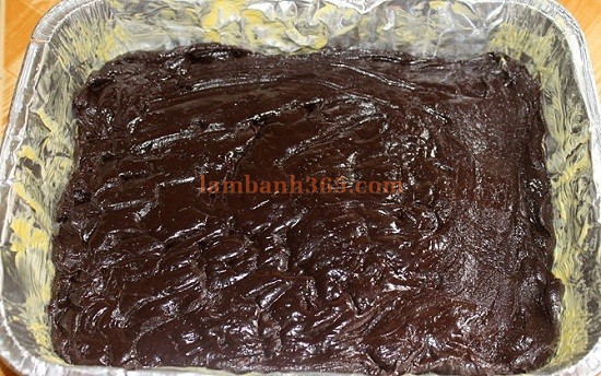 Cách làm bánh brownie chocolate đắng