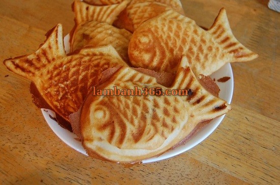 Cách làm bánh cá Taiyaki nhân custard ngậy béo