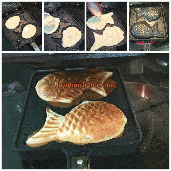 Cách làm bánh cá Taiyaki nhân phô mai cho các bé thêm thông minh