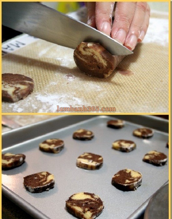 Cách làm bánh cookie chocolate vân thủy ngộ nghĩnh