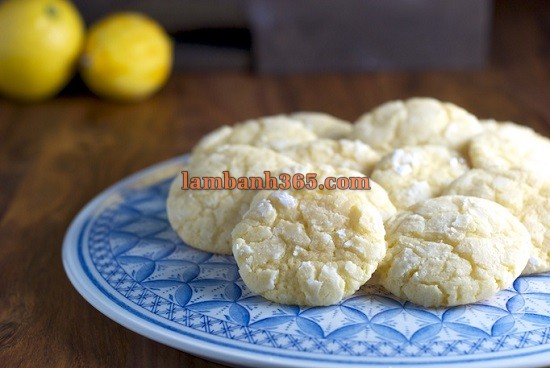 Cách làm bánh Crinkles chanh thanh dịu