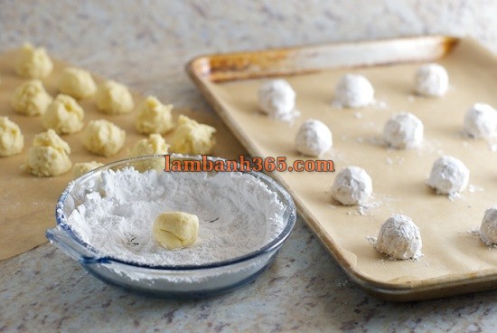 Cách làm bánh Crinkles chanh thanh dịu