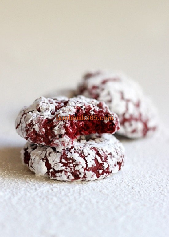 Cách làm bánh Crinkles Red Velvet nổi bật