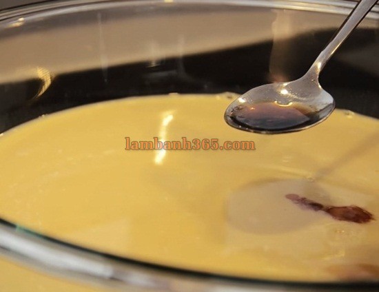 Cách làm bánh flan xoài nướng kiểu phương Nam