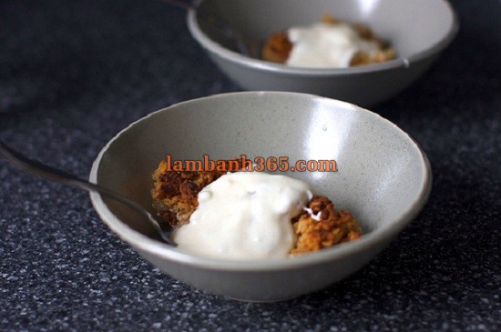 Cách làm bánh Granola táo giòn thơm bổ dưỡng