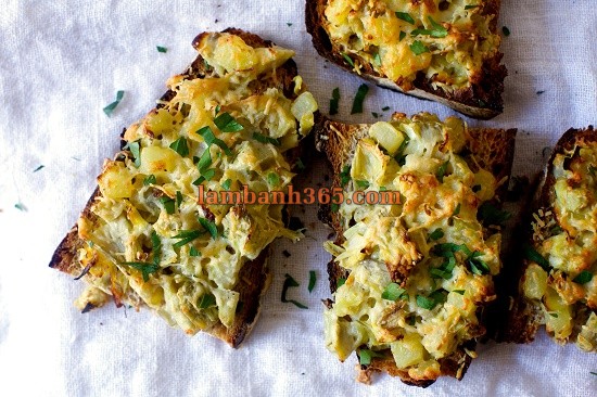 Cách làm bánh Gratin atiso lạ miệng