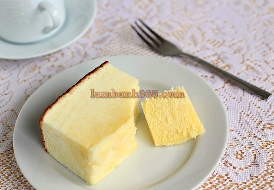 Cách làm bánh Japanese cheesecake mềm mịn