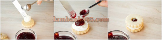 Cách làm bánh kem Sandwich kẹp mứt quả mâm xôi dẻo dai!