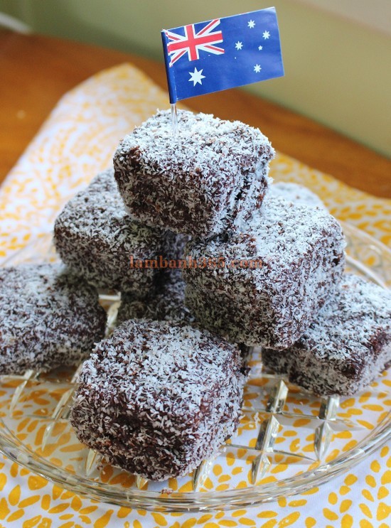 Cách làm bánh Lamington truyền thống