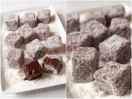 Cách làm bánh Lamington truyền thống