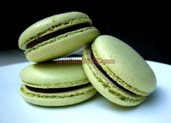 Cách làm bánh Macaron trà xanh thơm mát