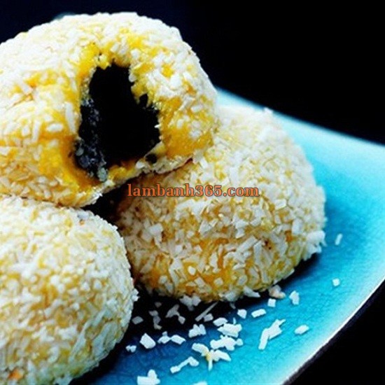 Cách làm bánh mochi bí đỏ thơm ngon