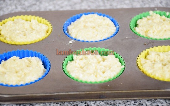 Cách làm bánh muffin chanh phô mai ricotta