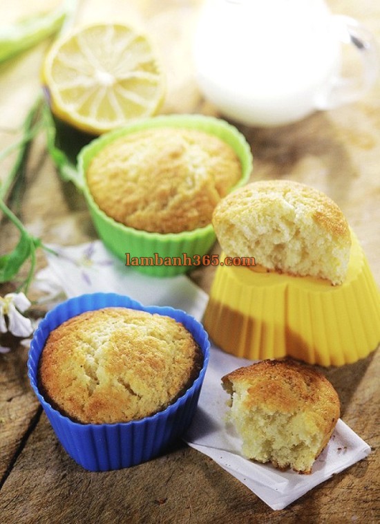 Cách làm bánh muffin chanh sữa chua