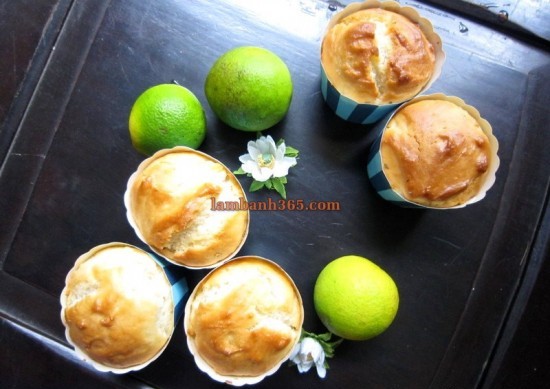 Cách làm bánh muffin chanh sữa chua