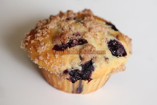 Cách làm bánh muffin việt quất ẩm mềm