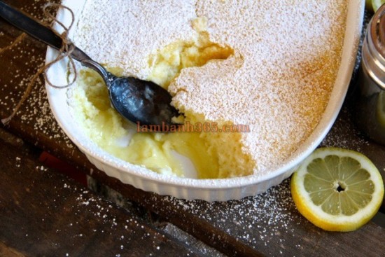 Cách làm bánh pudding chanh