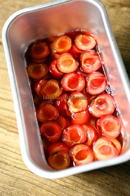 Cách làm bánh pudding cherry đơn giản