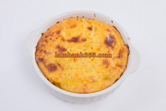 Cách làm bánh pudding sầu riêng