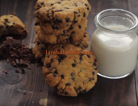 Cách làm bánh quy Chocolate chip