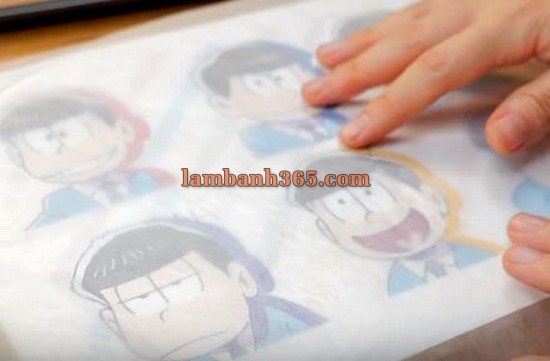 Cách làm bánh quy hình nhân vật Osomatsu-san